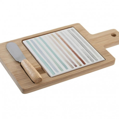 Suupistete alus DKD Home Decor 21,5 x 11,8 x 1,5 cm Keraamika