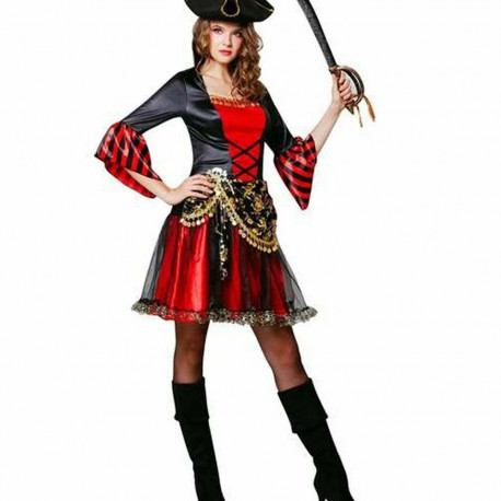 Costume for Adults My Other Me Pirate Red - S
