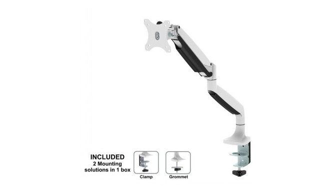 NEOMOUNTS FLAT SCREEN DESK MOUNT (10-32") DESK CLAMP/GROMMET