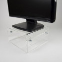 NEWSTAR ACRYLIC MONITOR RISER (HEIGHT ADJUSTMENT: 7-13 CM) 25 KG -