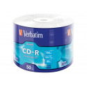 Kompaktdisk Verbatim CD-R 700 MB 52x, karp 50 tk.
