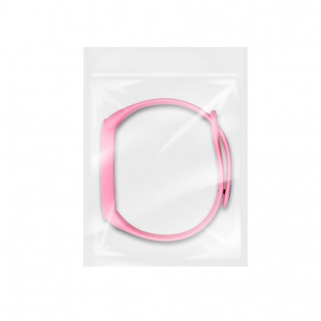 Silicone strap for XIAOMI Mi Band 5 / 6 / 7 pink (37)