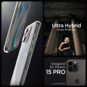 Spigen case Ultra Hybrid for iPhone 15 Pro 6,1" Crystal Clear