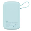 Power Bank BASEUS QPow - 10 000mAh LCD Quick Charge PD 22,5W with cable to Type C blue PPQD020103