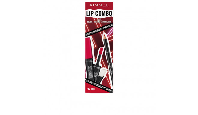 RIMMEL LONDON LIP COMBO PROVOCALIPS LOTE #Fav red 2 u