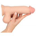 Dildo z ruchomą skórą 19,9cm Nature Skin