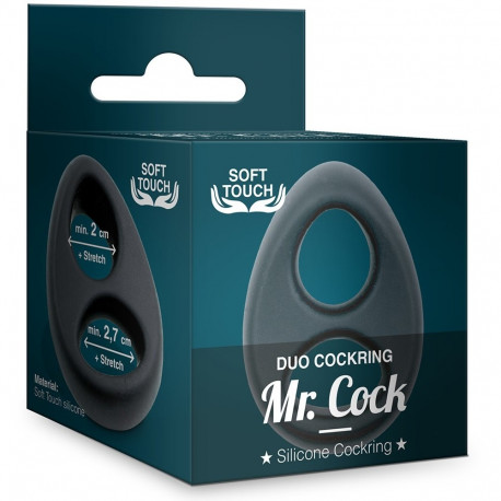 Pierścień na penisa Mr.Cock Duo