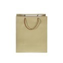 Gift bag BLANK, M, mix 2 designs - mat silver / mat gold