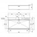 FOSTER 1017055 plautuvė MILANO BOWL 1024x560 FM W/KN.HOLDER