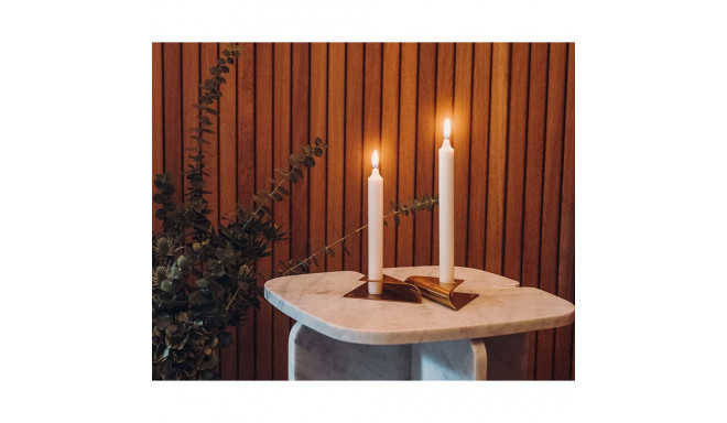 HOFATS SQUARE CANDLE žvakių laikiklių rinkinys, aukso, 4 vnt.