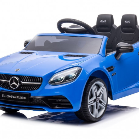 Mercedes BENZ akuga pealeistutav auto SLC300 Cabrio helid tuled pult, sinine