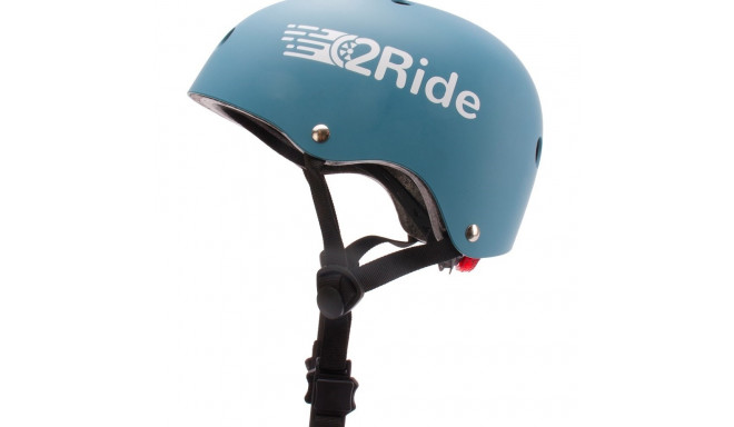 Kask rowerowy dla dzieci TRACKER - Love 2 RIDE, rozm. S, 50-54 cm z lampką LED i klipsem magnetyczny