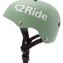 Kask rowerowy dla dzieci HEART BIKE - Love 2 RIDE, rozm. S, 50-54 cm z lampką LED i klipsem magnetyc