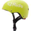 Kask rowerowy dla dzieci TRACKER - Love 2 RIDE, rozm. S, 50-54 cm z lampką LED i klipsem magnetyczny