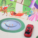 Mata na podłogę dla dziecka Castle z autkami 120x80 cm