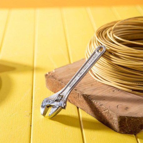 Adjustable Spanner 6" Deli Tools EDL006A (silver)