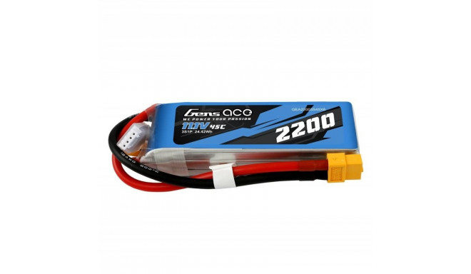 Battery Gens Ace 2200mAh 11.1V 45C 3S1P XT60