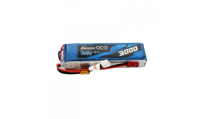 Battery  Gens Ace 3000mAh 7.4V 1C 2S1P LiPo