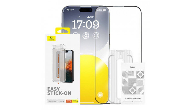 Baseus kaitseklaas Privacy Protection Sapphire iPhone 15 Plus
