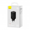 Wall charger Baseus GaN5 Pro 2xUSB-C + USB, 65W (black)