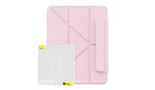 Magnetic Case Baseus Minimalist for Pad 10.2″ (2019/2020/2021) (baby pink)