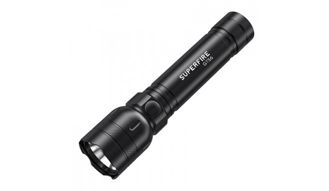 Superfire GTS6 flashlight, 360 lm, USB-C, 7W, 5 modes, 150m