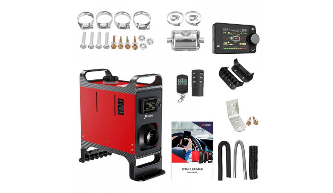 Parking heater / heater HCALORY HC-A02, 8 kW, Diesel (red)