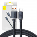 Baseus Crystal Shine cable USB to USB-C, 100W, 1.2m (black)