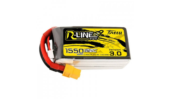 Battery Tattu R-Line Version 3.0 1550mAh 14,8V 120C 4S1P XT60