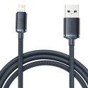 Baseus Crystal Shine cable USB to Lightning, 2.4A, 2m (black)