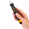 Non-contact voltage tester Deli Tools EDL8011, 12/48-1000V AC (black)