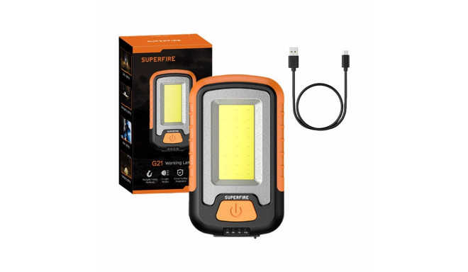 Superfire G21 workshop flashlight, 650lm, USB