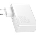 Travel Charger Baseus GaN2 Pro Quick  2x USB + 2x USB-C, 100W, EU (white)