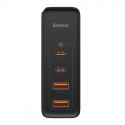 Travel Charger Baseus GaN2 Pro Quick  2x USB + 2x USB-C, 100W, EU (Black)