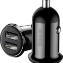 Baseus Grain Pro Car Charger 2x USB 4.8A (black)