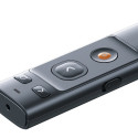 Baseus Orange Dot Multifunctionale remote control for presentation, with a laser pointer - gray