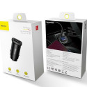 Baseus Square Car Charger 2xUSB QC3.0 5A 30W (Black)