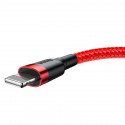Baseus Cafule USB Lightning cable 2.4A 1m (black + red)