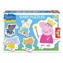 5-Puzzle Set Peppa Pig Educa Baby 15622
