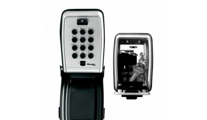 Safety Deposit Box for Keys Master Lock 5423EURD Black Black/Grey Zinc
