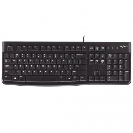 Keyboard Logitech 920-002488 Black Spanish Qwerty AZERTY