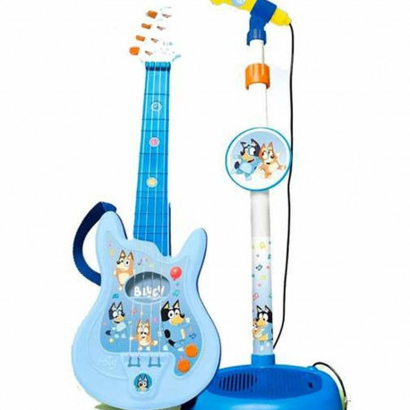 Детская гитара Bluey Регулируемая Микрофон 60 x 30 x 17 mm