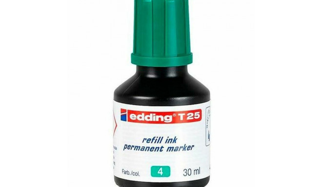 Uzpildīšanas tinte Edding T25 Permanentais marķieris Zaļš 30 ml (10 gb.)