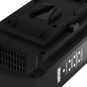 Newell two-channel charger for V-Mount batteries