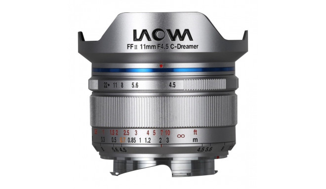 Laowa 11 mm f/4,5 FF RL for Leica M - silver