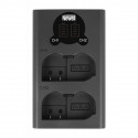 Dual-channel charger set and two EN-EL15b batteries Newell DL-USB-C  for Nikon