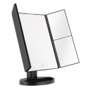 Humanas HS-ML04 makeup mirror with LED backlight - black