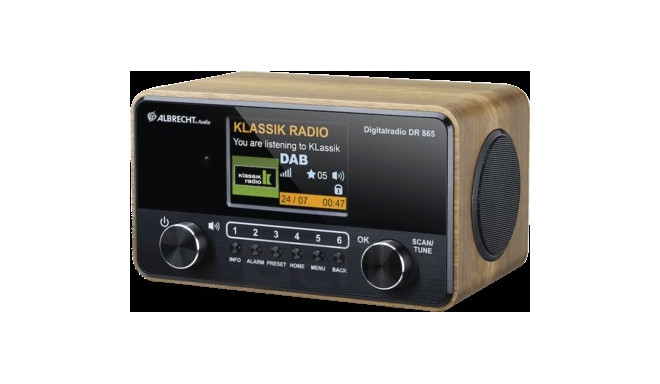 Albrecht DR 865 Senior Digitalradio holz-schwarz