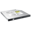 Asus SDRW-08U1MT Internal, Interface SATA, CD read speed 24 x, CD write speed 24 x, Black, DVD write