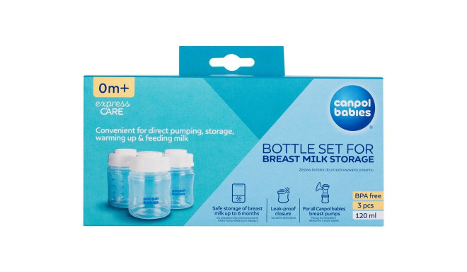 Canpol babies Express Care Bottle Set For Breast Milk Storage (3ml)